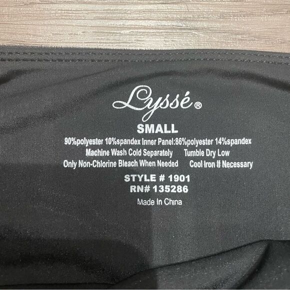 LYSSE- EUC Ultrasuede Leggings w Knee Seam Detail Size Small - Picture 5 of 10